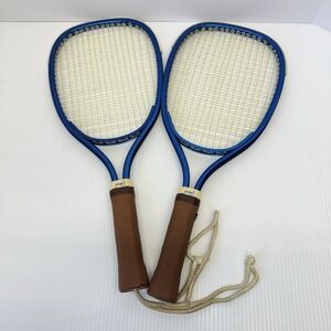 SET OF 2 JOKARI Racquet Ball racquet Strung Blue Metal Vtg